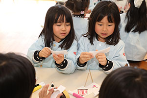 科学教室「色の不思議」　A・B・C