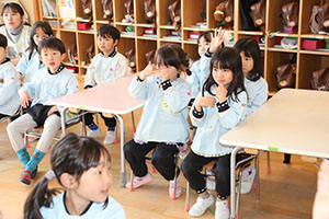 科学教室「色の不思議」　A・B・C