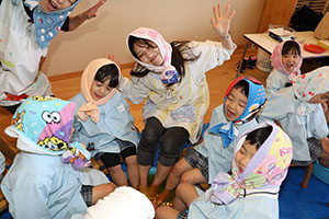 足湯♨気持ちよかったね　こあら（ひよこ）