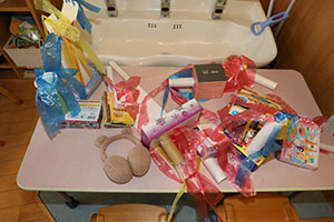 足湯♨気持ちよかったね　こあら（ひよこ）