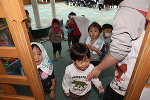足湯♨気持ちよかったね　こあら（ひよこ）
