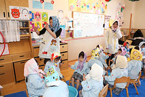 足湯♨気持ちよかったね　こあら（ひよこ）