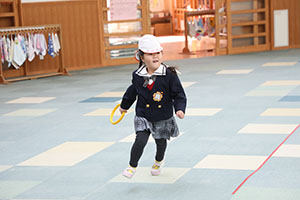 リレー楽しかったね　きりん・うさぎ・B