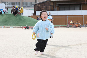 リレー楽しかったね　こあら・ぱんだ