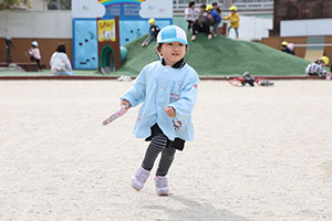 リレー楽しかったね　こあら・ぱんだ