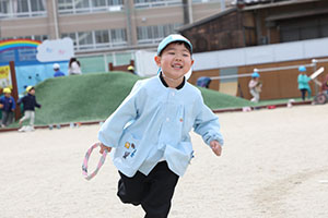 リレー楽しかったね　こあら・ぱんだ