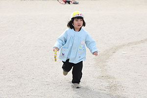 リレー楽しかったね　こあら・ぱんだ