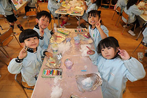 わたあめの制作　A