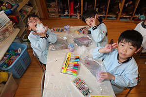 わたあめの制作　A