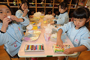 わたあめの制作　A