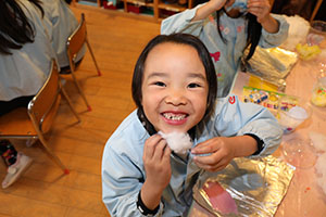 わたあめの制作　A