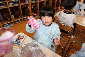 わたあめの制作　A