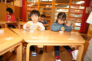 ペンダントの制作　あひる