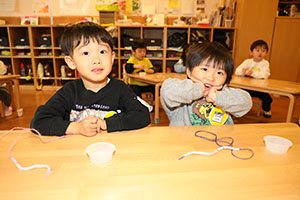 ペンダントの制作　あひる