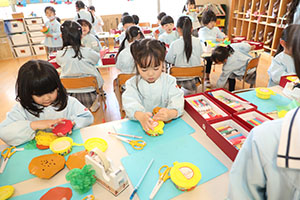 ハンバーガーの制作　ばら