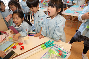 野菜の制作　すみれ