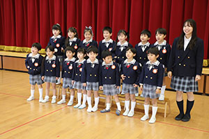 動画の撮影がありました　年長