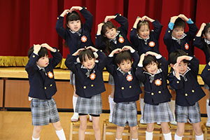 動画の撮影がありました　年長