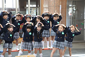 動画の撮影がありました　年長