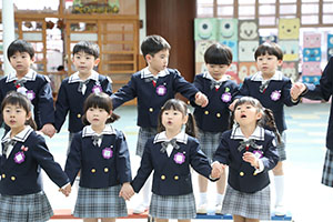 動画の撮影がありました　年長