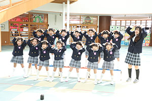 動画の撮影がありました　年長