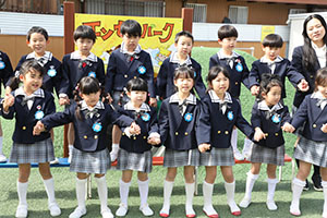 動画の撮影がありました　年長