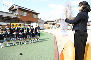 動画の撮影がありました　年長