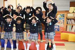 動画の撮影がありました　年長