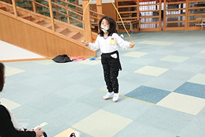 縄跳び大会　年中　NO．1
