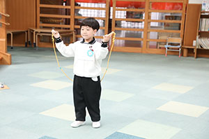 縄跳び大会　年中　NO．1