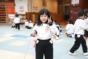 縄跳び大会　年中　NO．1