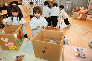 電車の制作　ことり