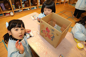 電車の制作　ことり