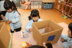 電車の制作　ことり