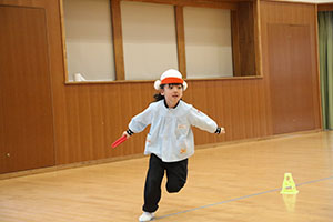 リレー楽しかったね　きりん・E