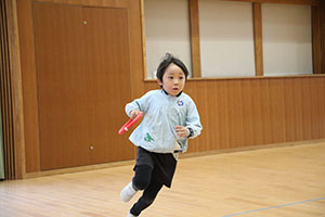 リレー楽しかったね　きりん・E