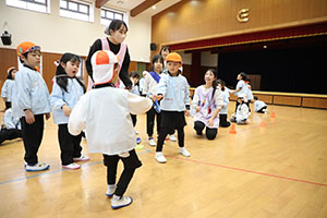 リレー楽しかったね　きりん・E