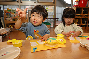 思い出帳の制作　あひる