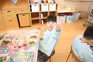 育てたカブいただきます　すみれ