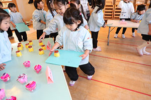 ケーキバイキングごっこ　ぱんだ