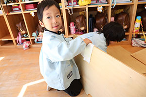 みんなで大掃除　C・うさぎ