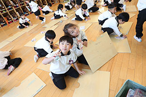 みんなで大掃除　C・うさぎ