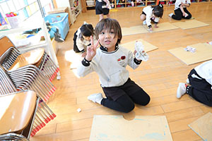 みんなで大掃除　C・うさぎ