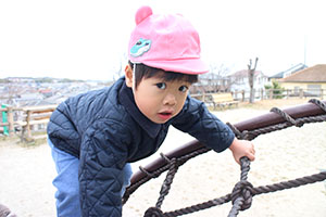 お散歩楽しかったね　ひよこ