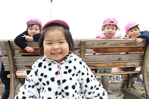 お散歩楽しかったね　ひよこ