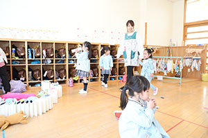 仲良く遊びました　さくら・ひよこ