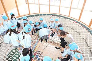 ネット遊具楽しかったね！　さくら