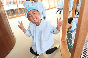 ネット遊具楽しかったね！　さくら