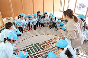 ネット遊具楽しかったね！　さくら