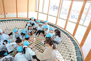 ネット遊具楽しかったね！　さくら